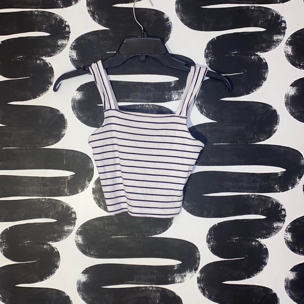 Stripe Crop Top
